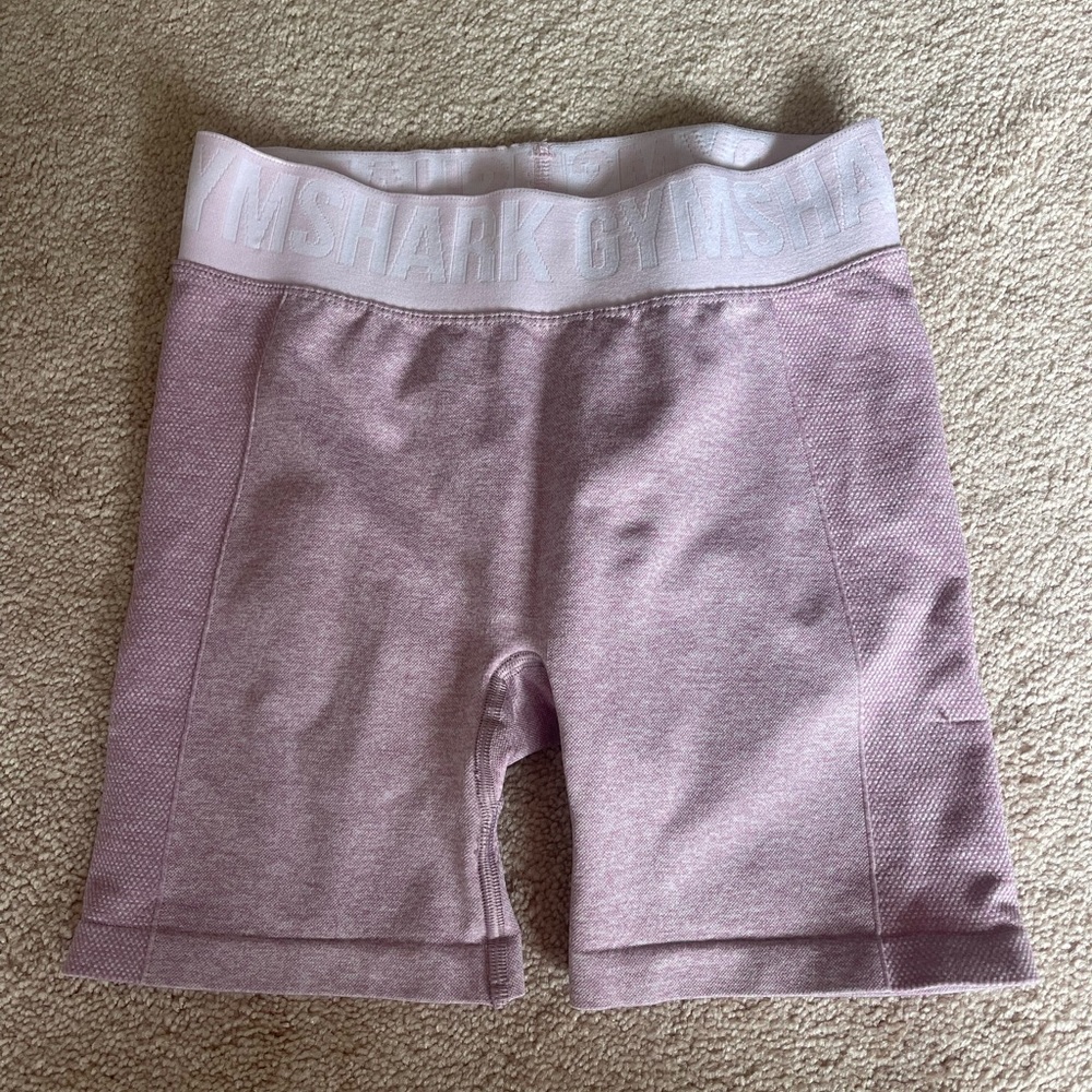 Gymshark pink bike shorts size small